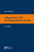 Abbildung von: Allgemeiner Teil des Bürgerlichen Rechts - Verlag Österreich