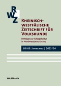 Bild: Rheinisch-westf&auml;lische Zeitschrift f&uuml;r Volkskunde 68/69 (2023/2024) - Waxmann