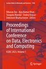 Cover: Proceedings of International Conference on Data, Electronics and Computing - Springer