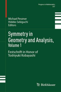 Enlarge image Cover: Symmetry in Geometry and Analysis, Volume 1 - Springer