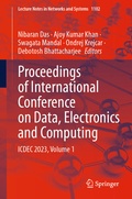Cover: Proceedings of International Conference on Data, Electronics and Computing - Springer