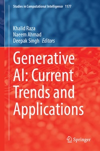Enlarge image Cover: Generative AI: Current Trends and Applications - Springer