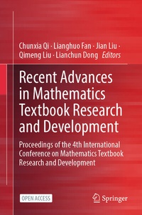 Enlarge image Cover: Recent Advances in Mathematics Textbook Research and Development - Springer