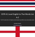 Cover: CEFR A1 Level English to Thai Words List - Stephen Edwards
