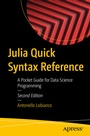 Cover: Julia Quick Syntax Reference - APress