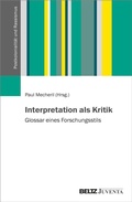 Cover: Interpretation als Kritik - Beltz eBook