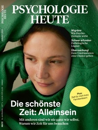 Abbildung von: Psychologie Heute 1/2024: Die schönste Zeit: Alleinsein - Beltz Juventa