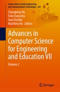 Cover: Advances in Computer Science for Engineering and Education VII - Springer