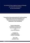Cover: Prospektive Interventionsstudie f&uuml;r die Entwicklung multimodaler Pr&auml;ventionsma&szlig;nahmen zur Risikominimierung von nosokomialen Infektionen in der Pferdeklinik - Mensch & Buch