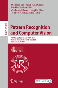 Enlarge image Cover: Pattern Recognition and Computer Vision - Springer