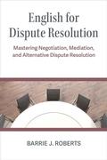 Cover: English for Dispute Resolution - The University of Michigan Press