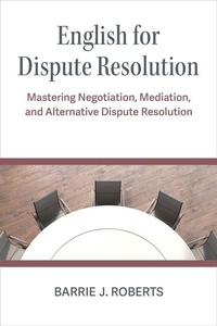 Enlarge image Cover: English for Dispute Resolution - The University of Michigan Press