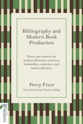 Cover: Bibliography and Modern Book Production - Wits University Press