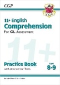 Cover: 11+ GL English Comprehension Practice Book & Assessment Tests - Ages 8-9 (with Online Edition) - Coordination Group Publications Ltd (CGP)