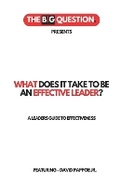 Cover: What Does It Take to Be an Effective Leader? - Adventurous Publishing