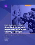 Cover: From San Diego to Tbilisi--Adopting International Higher Education in the Country of Georgia - RAND Corporation