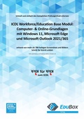 Cover: ICDL Computer- & Online-Grundlagen mit Windows 11, Microsoft Edge und Microsoft Outlook 2021/365 (Syllabus 1.0) - EduBox GmbH