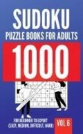 Cover: 1000 Sudoku Puzzle Books For Adults For Beginner To Expert (Easy, Medium, Difficult, Hard) Vol 6 - Notion Press