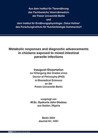 Abbildung von: Metabolic responses and diagnostic advancements in chickens exposed to mixed intestinal parasite infections - Mensch & Buch