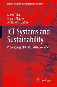 Enlarge image Cover: ICT Systems and Sustainability - Springer