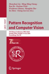 Enlarge image Cover: Pattern Recognition and Computer Vision - Springer