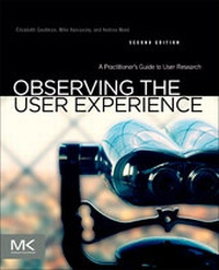 Enlarge image Cover: Observing the User Experience - Morgan Kaufmann