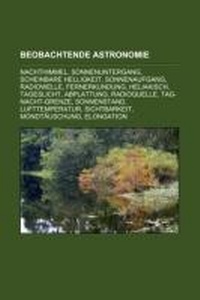 Abbildung von: Beobachtende Astronomie - Books LLC, Wiki Series