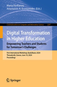 Abbildung von: Digital Transformation in Higher Education. Empowering Teachers and Students for Tomorrow's Challenges - Springer