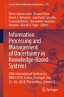 Cover: Information Processing and Management of Uncertainty in Knowledge-Based Systems - Springer