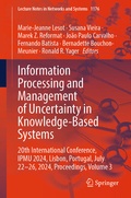Cover: Information Processing and Management of Uncertainty in Knowledge-Based Systems - Springer