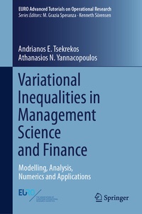 Abbildung von: Variational Inequalities in Management Science and Finance - Springer