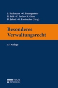 Cover: Besonderes Verwaltungsrecht - Verlag &Ouml;sterreich