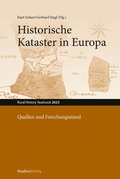Cover: Historische Kataster in Europa. Quellen und Forschungsstand - Studien Verlag