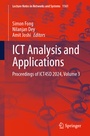 Cover: ICT Analysis and Applications - Springer