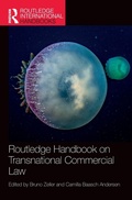 Cover: Routledge Handbook on Transnational Commercial Law - Routledge