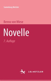Abbildung von: Novelle - J.B. Metzler