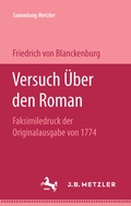 Cover: Versuch &uuml;ber den Roman - J.B. Metzler