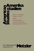 Cover: Amerikastudien / American Studies (Amst) - J.B. Metzler