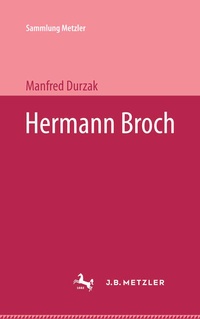 Enlarge image Cover: Hermann Broch - J.B. Metzler