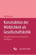 Cover: Konstruktion der Wirklichkeit als Gesellschaftsritik - J.B. Metzler