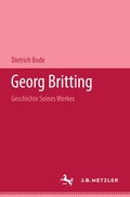 Cover: Goerg Britting - J.B. Metzler