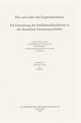 Cover: Für und Wider den Expressionismus - J.B. Metzler