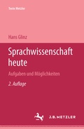 Cover: Sprachwissenschaft heute - J.B. Metzler
