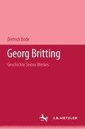 Cover: Goerg Britting - J.B. Metzler