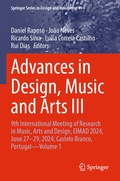 Cover: Advances in Design, Music and Arts III - Springer