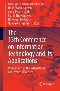 Enlarge image Cover: The 13th Conference on Information Technology and Its Applications - Springer