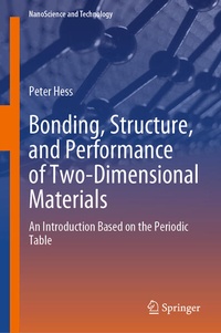 Enlarge image Cover: Bonding, Structure, and Performance of Two-Dimensional Materials - Springer