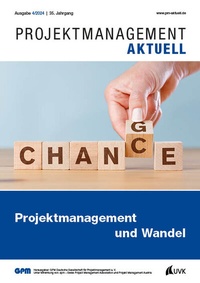 Abbildung von: PROJEKTMANAGEMENT AKTUELL 4 (2024) - UVK