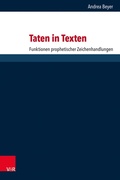Cover: Taten in Texten - Vandenhoeck & Ruprecht