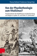 Cover: Von der Physikotheologie zum Vitalismus? - Vandenhoeck & Ruprecht